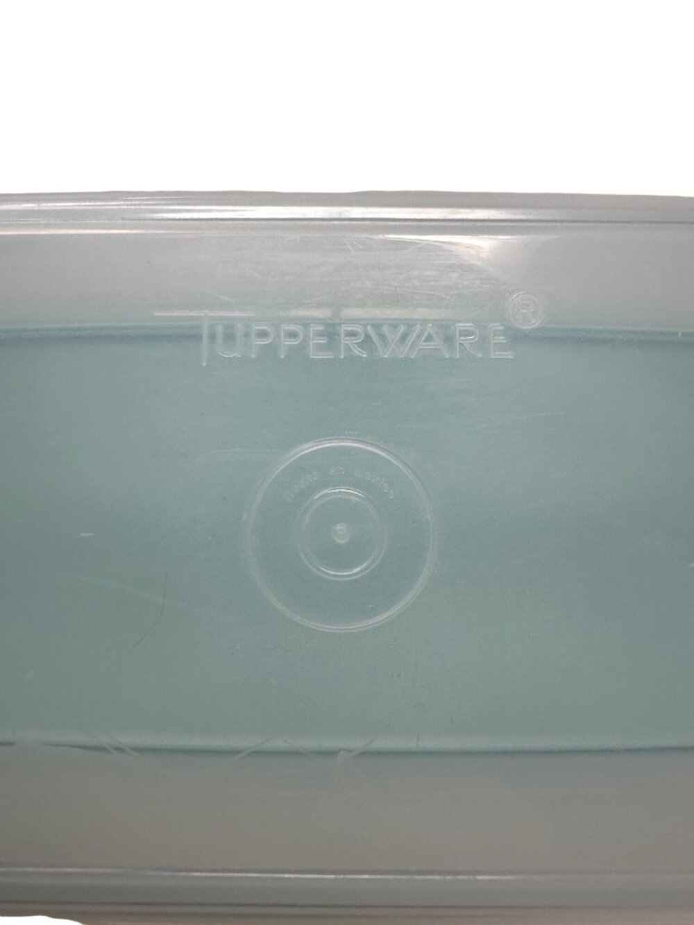 Tupperware Aqua Large Load Rectangle Bread Storage Container With Lid - Picture 7 of 9